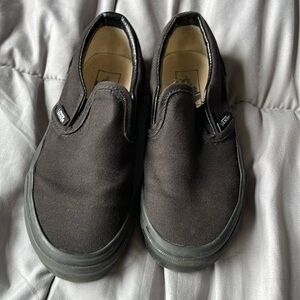 Vans unisex kids size 13 black slip on